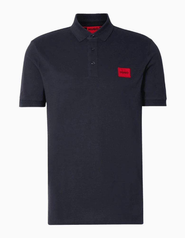 HUGO Deroso222 Slim Fit Navy Polo Shirt