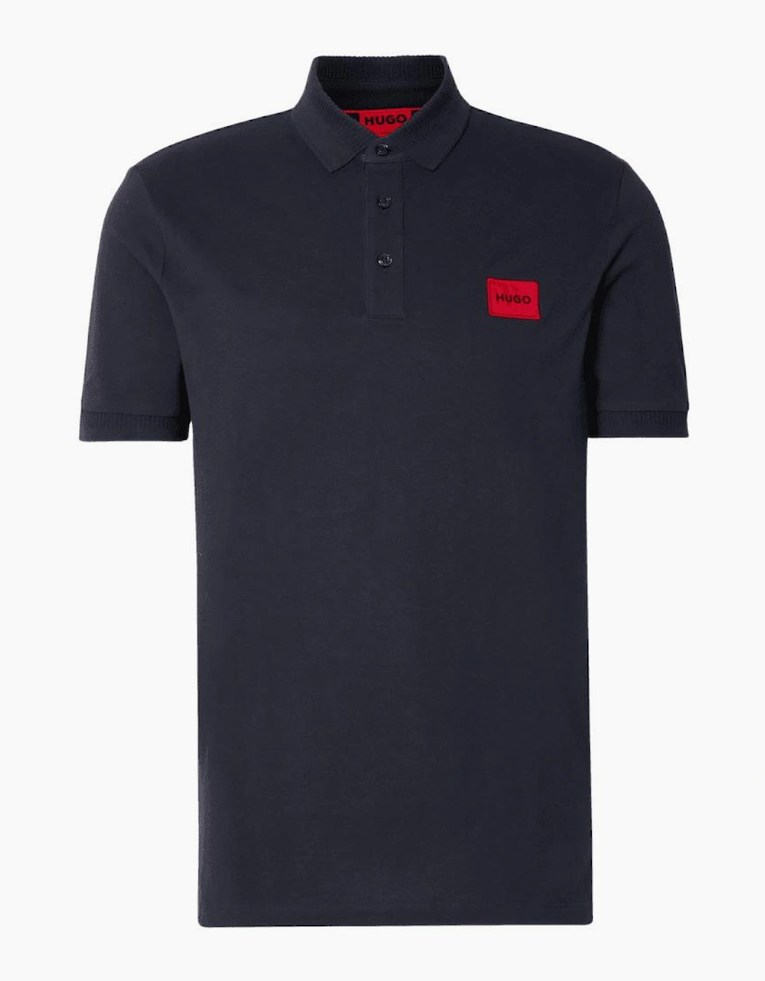 HUGO Deroso222 Slim Fit Navy Polo Shirt, 4 of 3