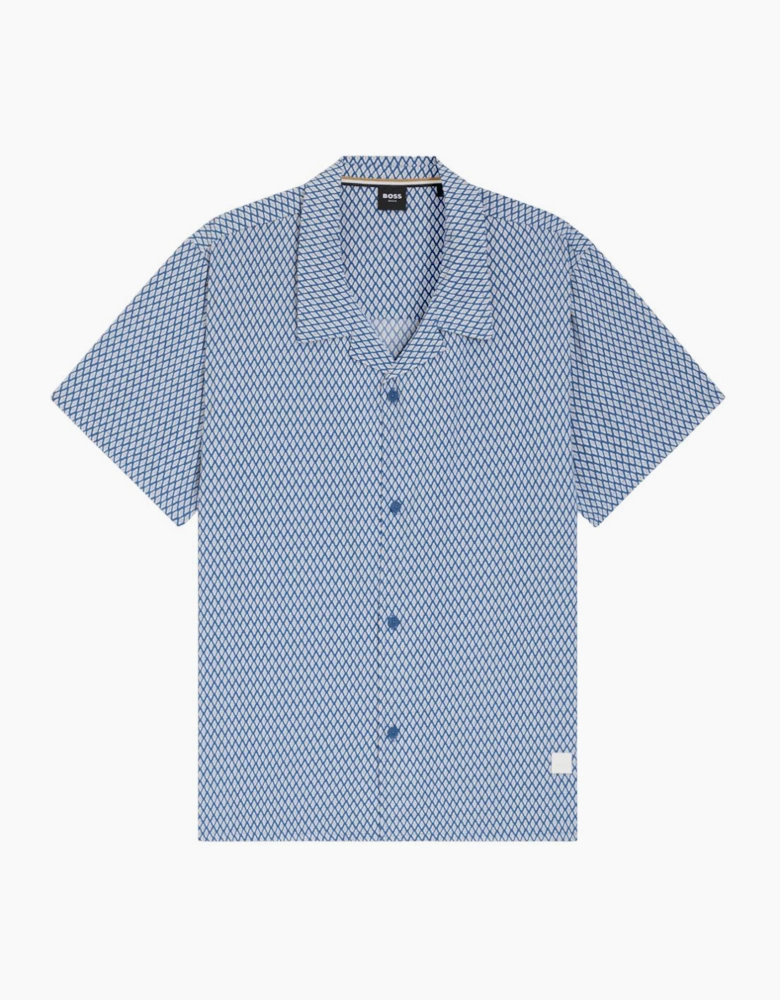 Straight Fit Patterned Beach Shirt