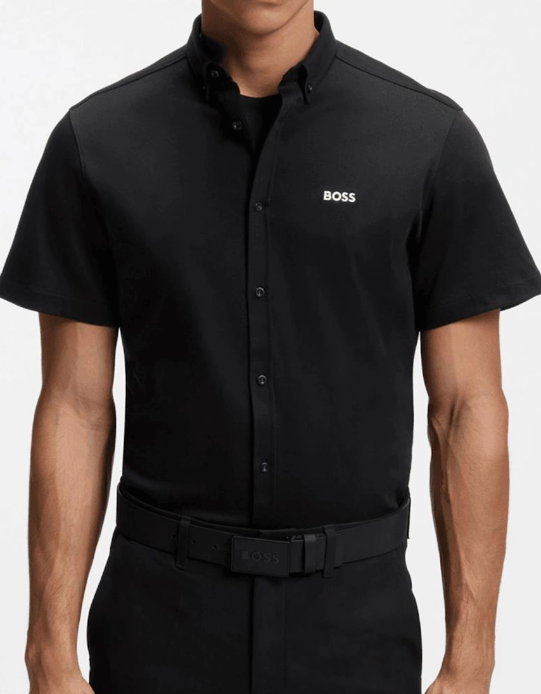 ST-Motion Black Short Sleeve Shirt
