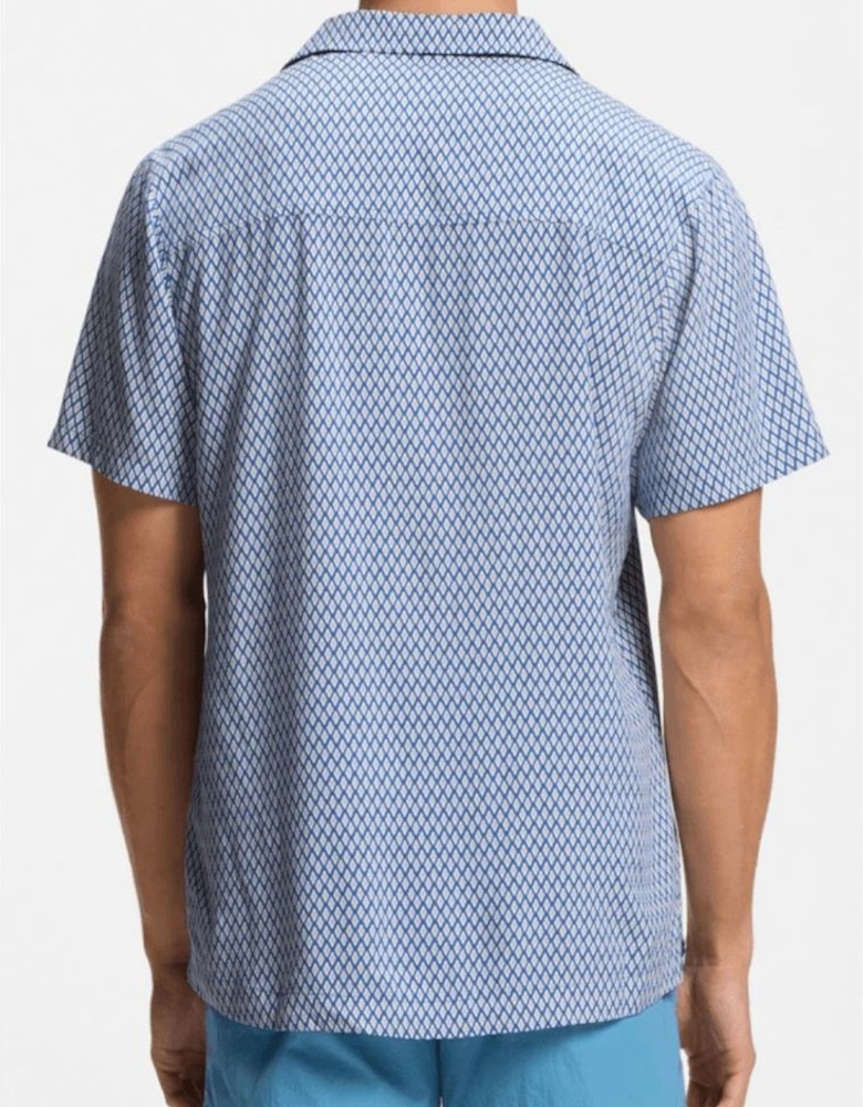 Straight Fit Patterned Beach Shirt
