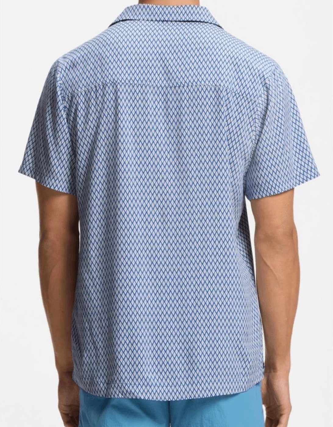 Straight Fit Patterned Beach Shirt