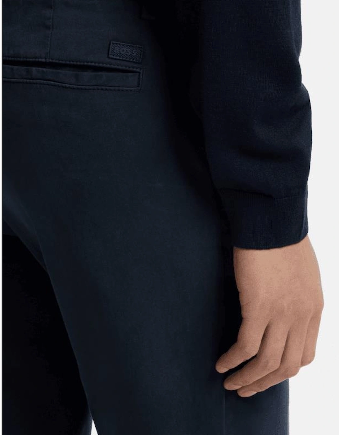 H-Kaiton1 Slim Fit Navy Cotton Chino