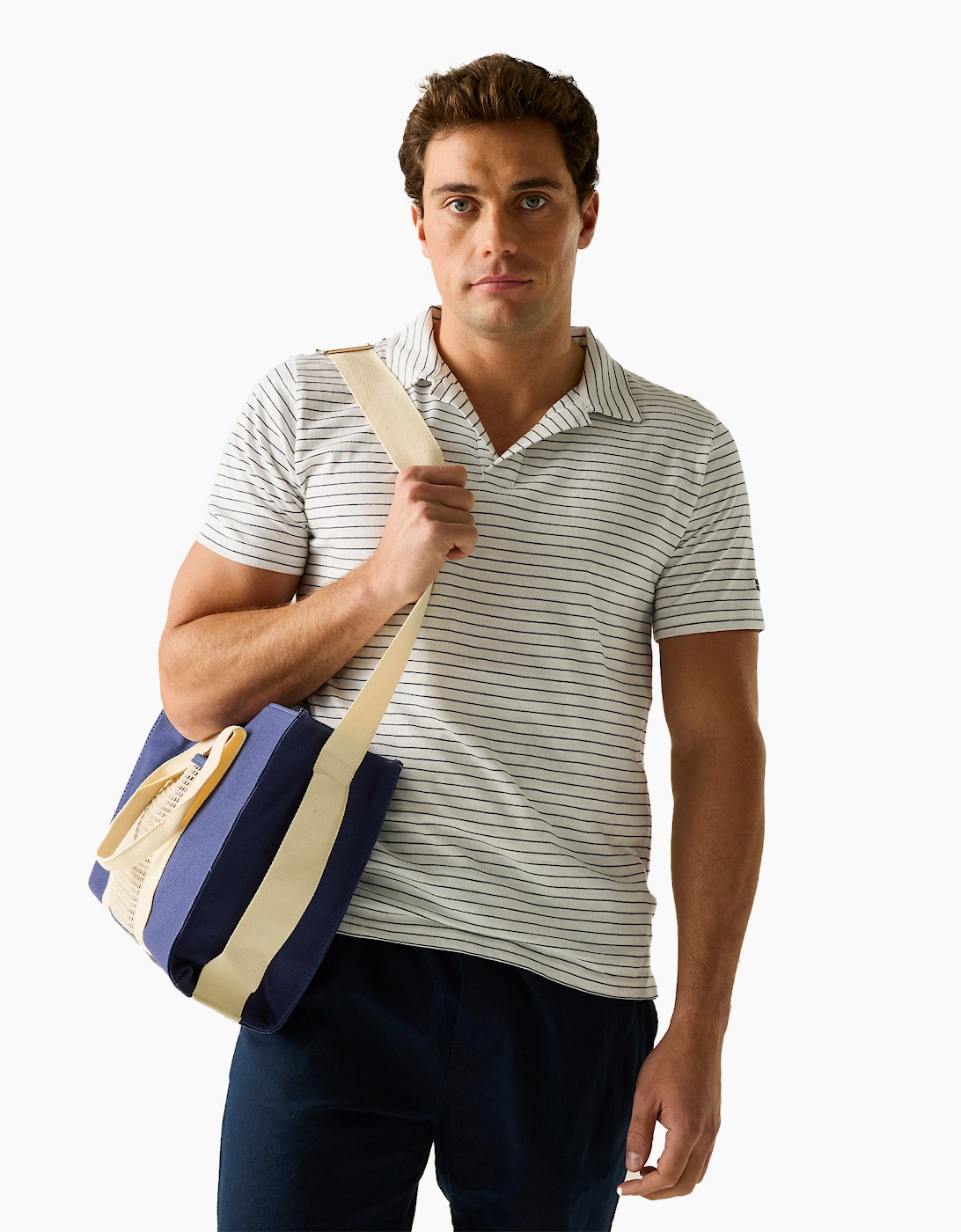 Regatta Mens Hadvo Stripe Polo Shirt