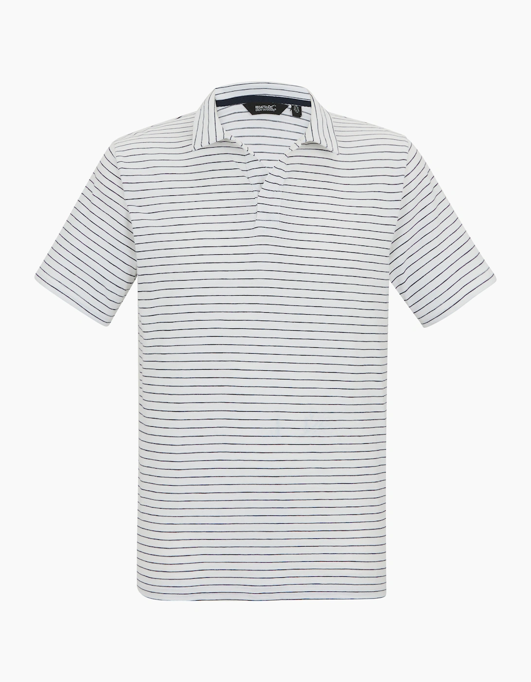 Regatta Mens Hadvo Stripe Polo Shirt, 6 of 5
