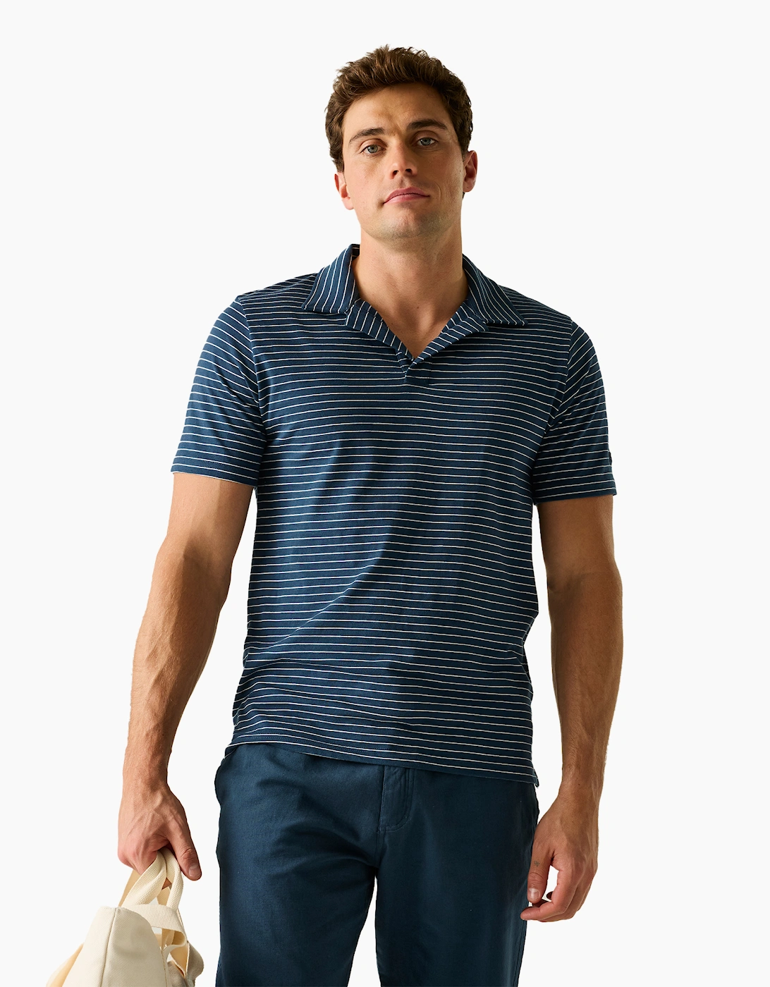 Regatta Mens Hadvo Stripe Polo Shirt