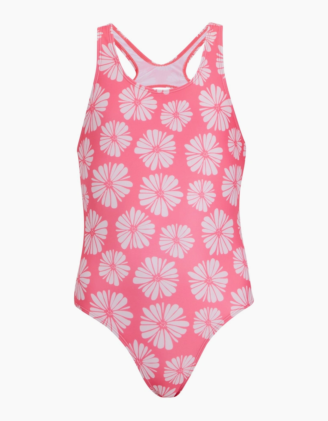 Regatta Girls Katrisse Floral Textured One Piece Swimsuit