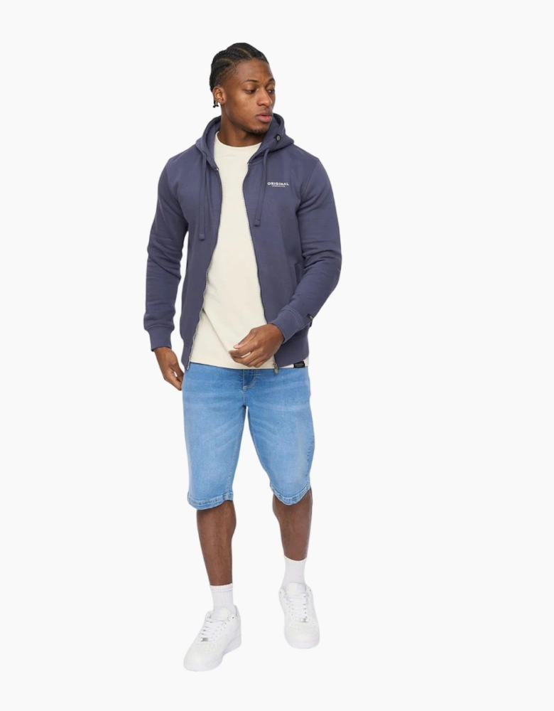 Crosshatch Mens Allmoor Thru Full Zip Hoodie