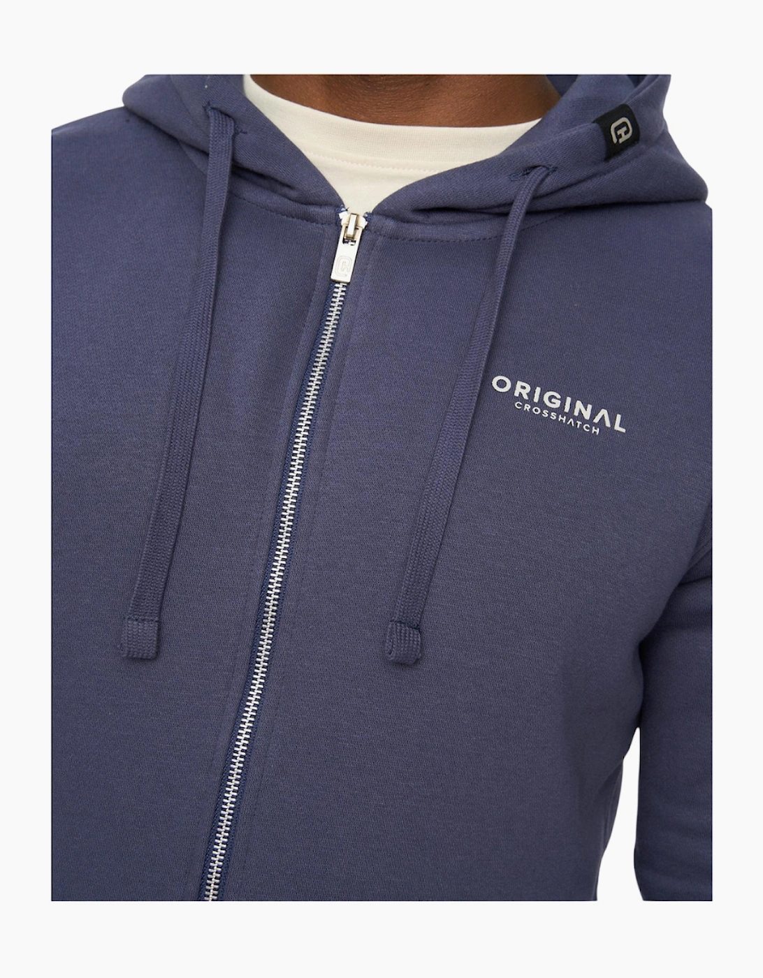 Crosshatch Mens Allmoor Thru Full Zip Hoodie