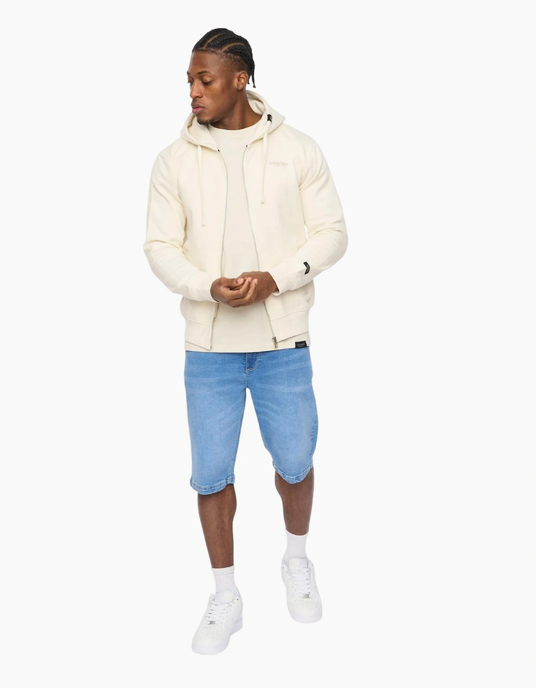 Crosshatch Mens Allmoor Full Zip Hoodie