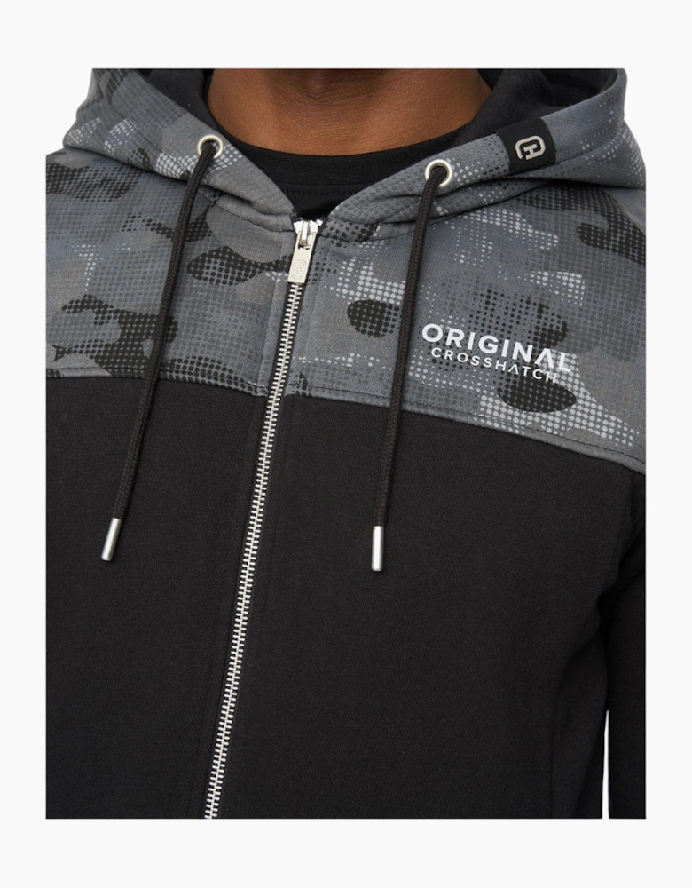 Crosshatch Mens Branton Full Zip Hoodie
