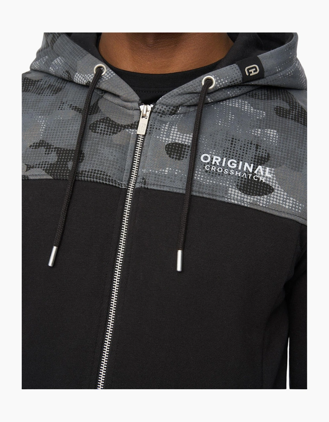 Crosshatch Mens Branton Full Zip Hoodie