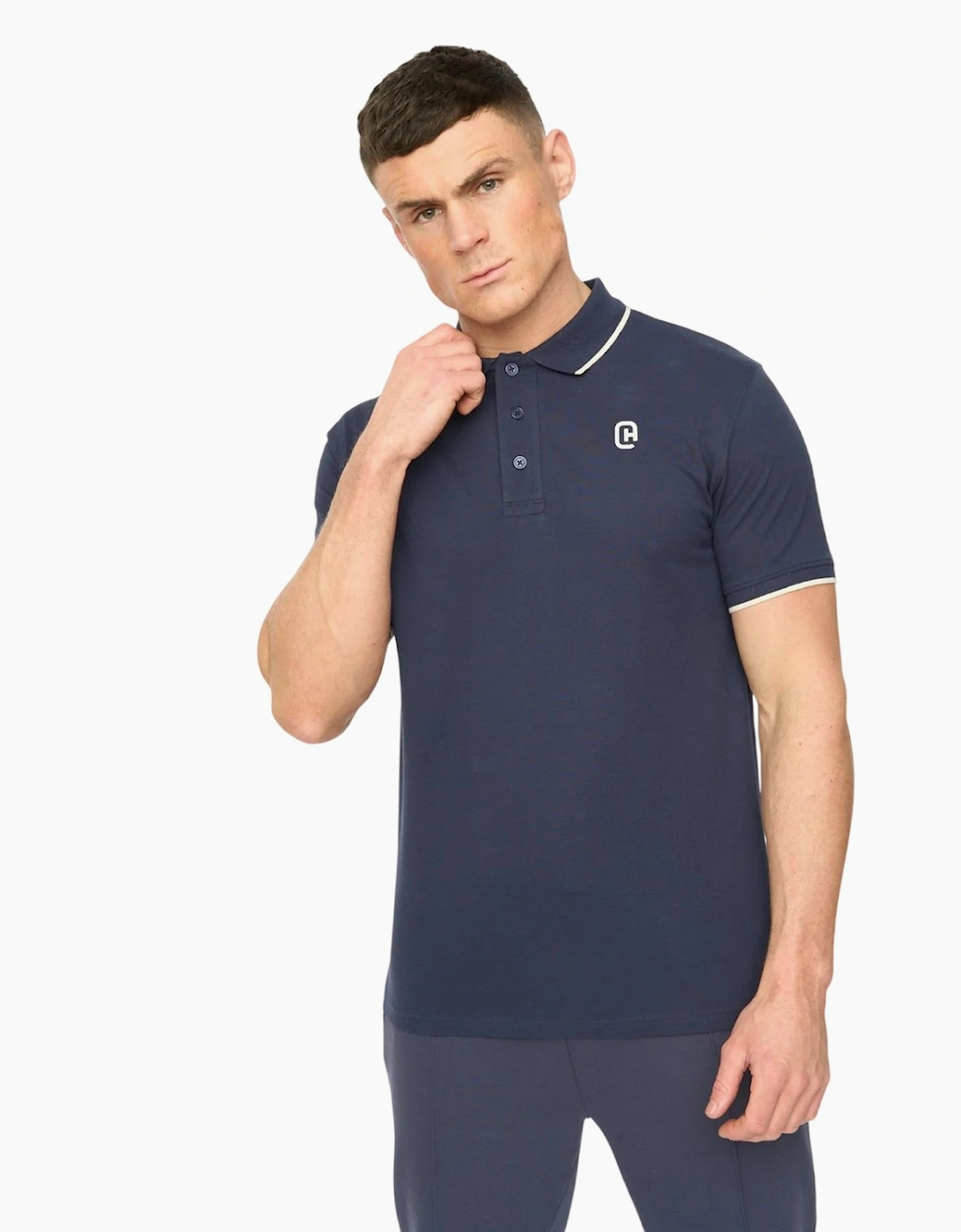 Crosshatch Mens Crufton Polo Shirt, 5 of 4