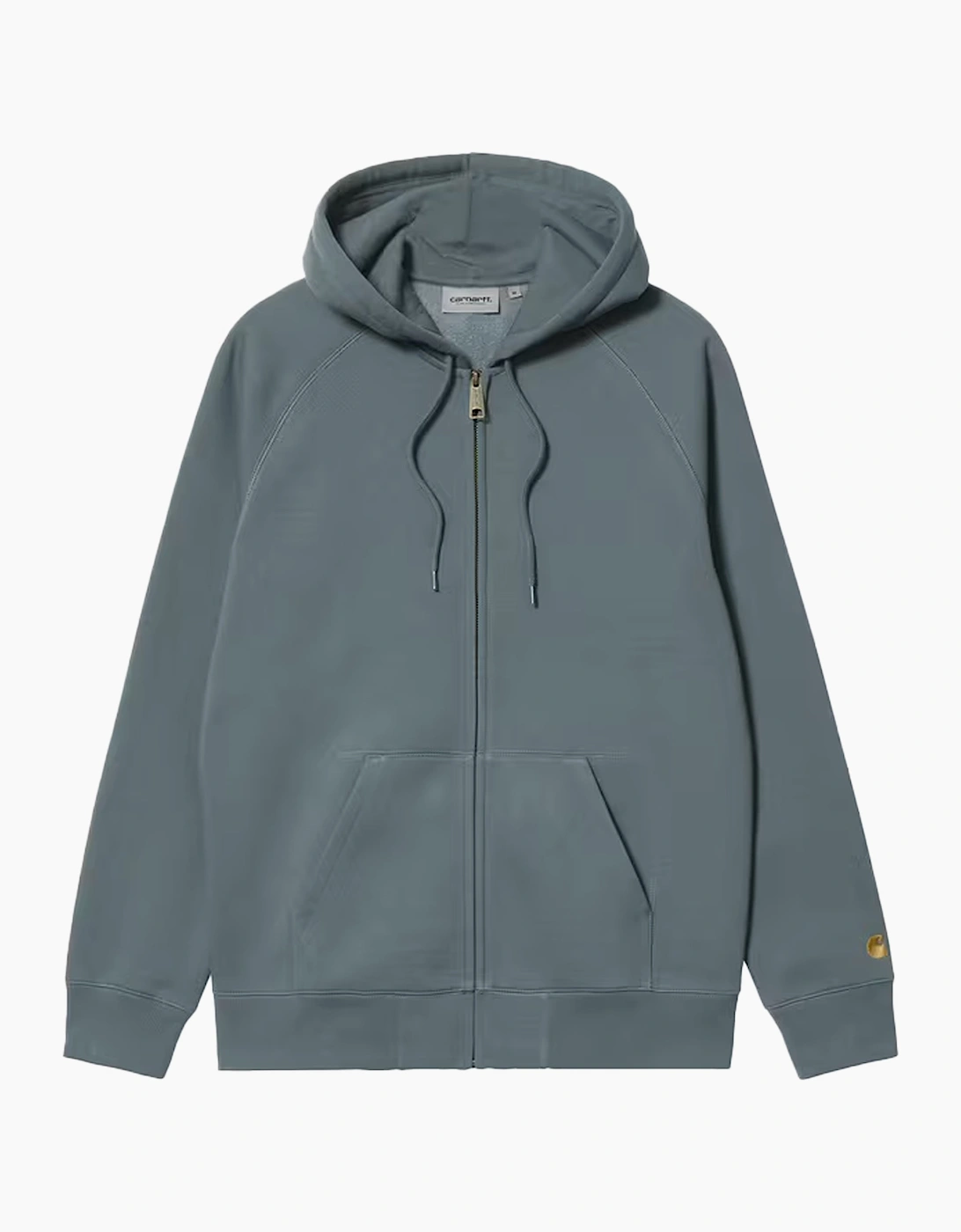 Carhartt WIP Hooded Chase Jacket Cozy Blue/Gold, 3 of 2