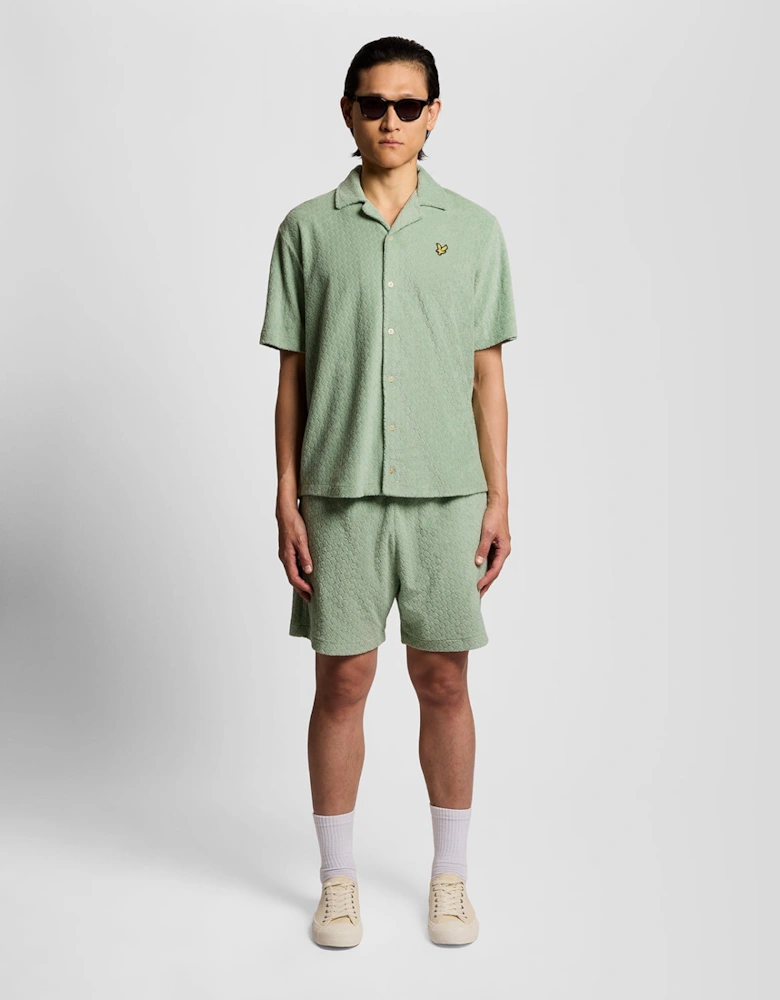 Honeycomb Effect Towelling Shirt