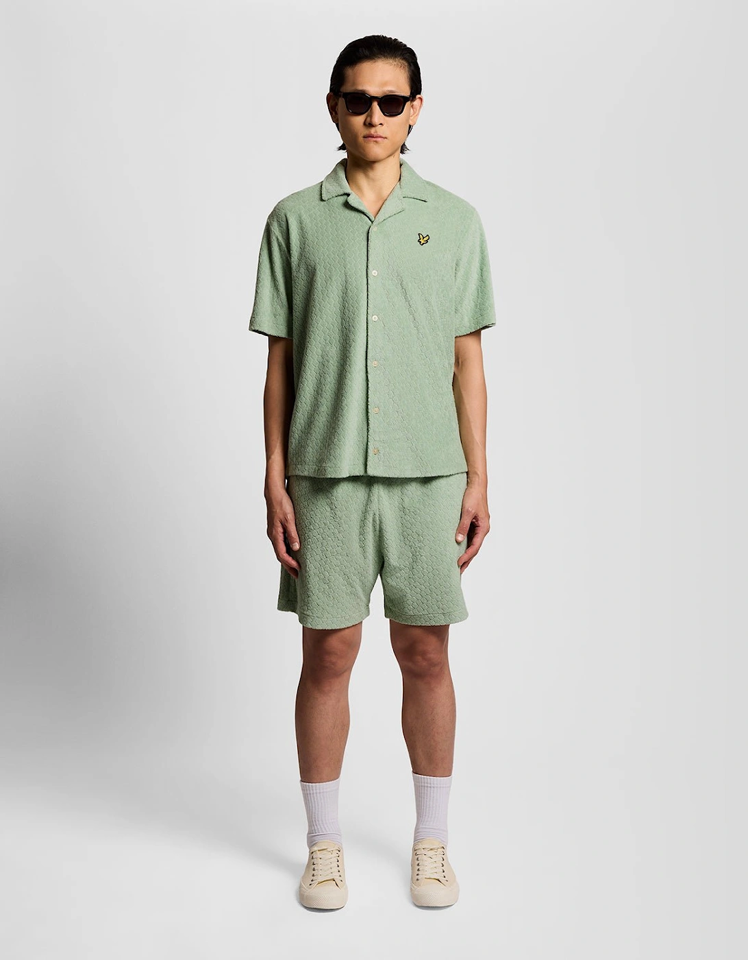 Honeycomb Effect Towelling Shirt