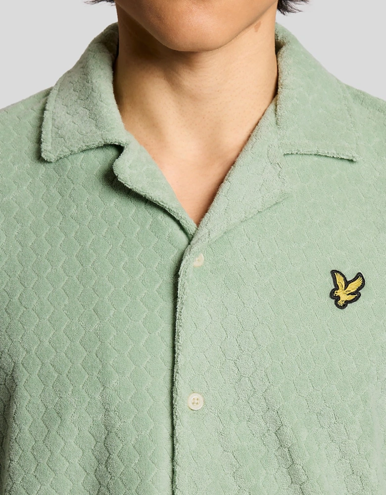 Honeycomb Effect Towelling Shirt