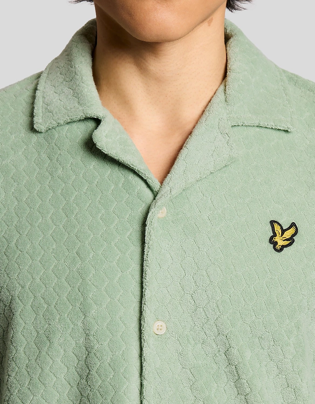 Honeycomb Effect Towelling Shirt