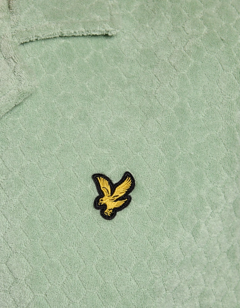 Honeycomb Effect Towelling Shirt