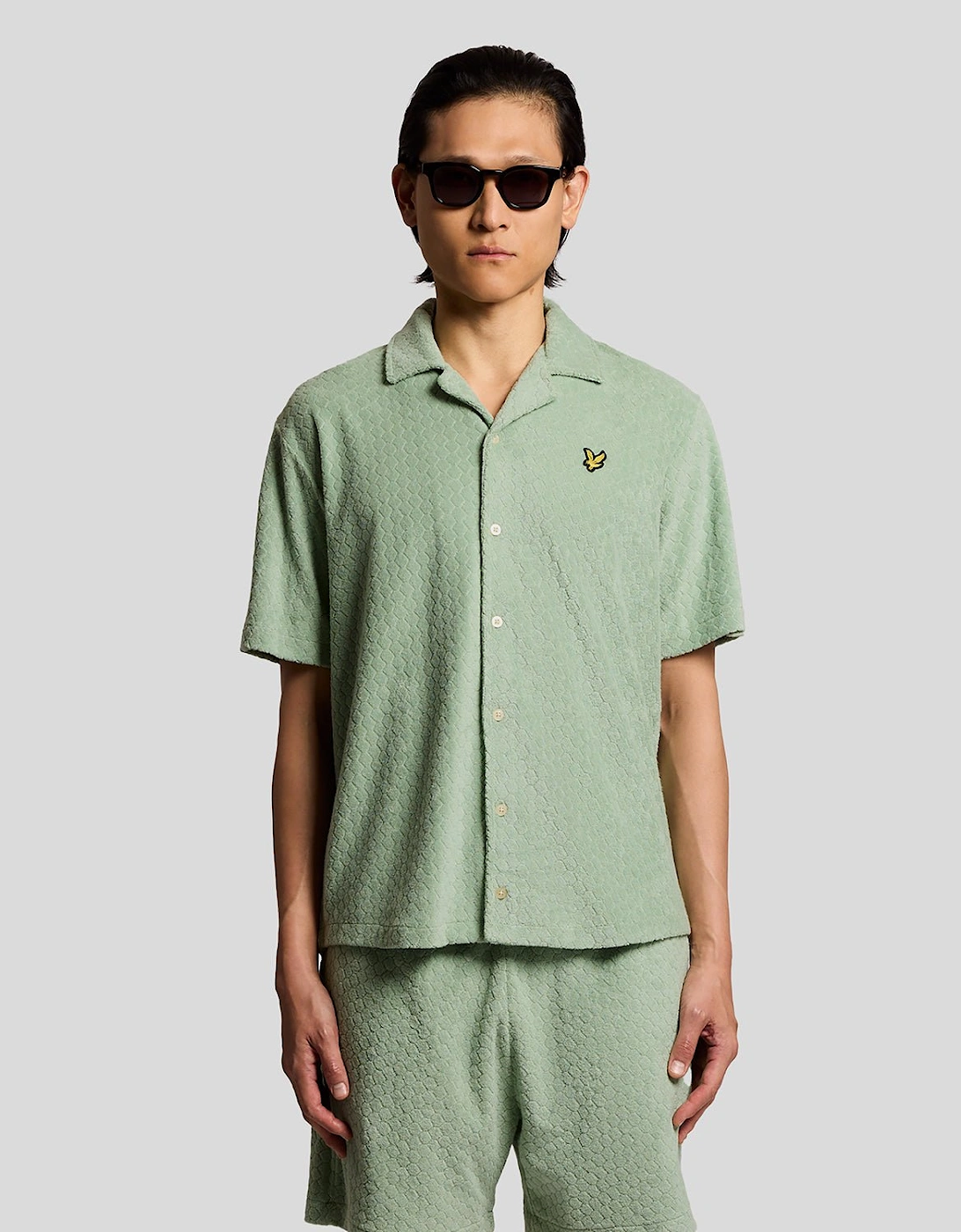 Honeycomb Effect Towelling Shirt, 7 of 6