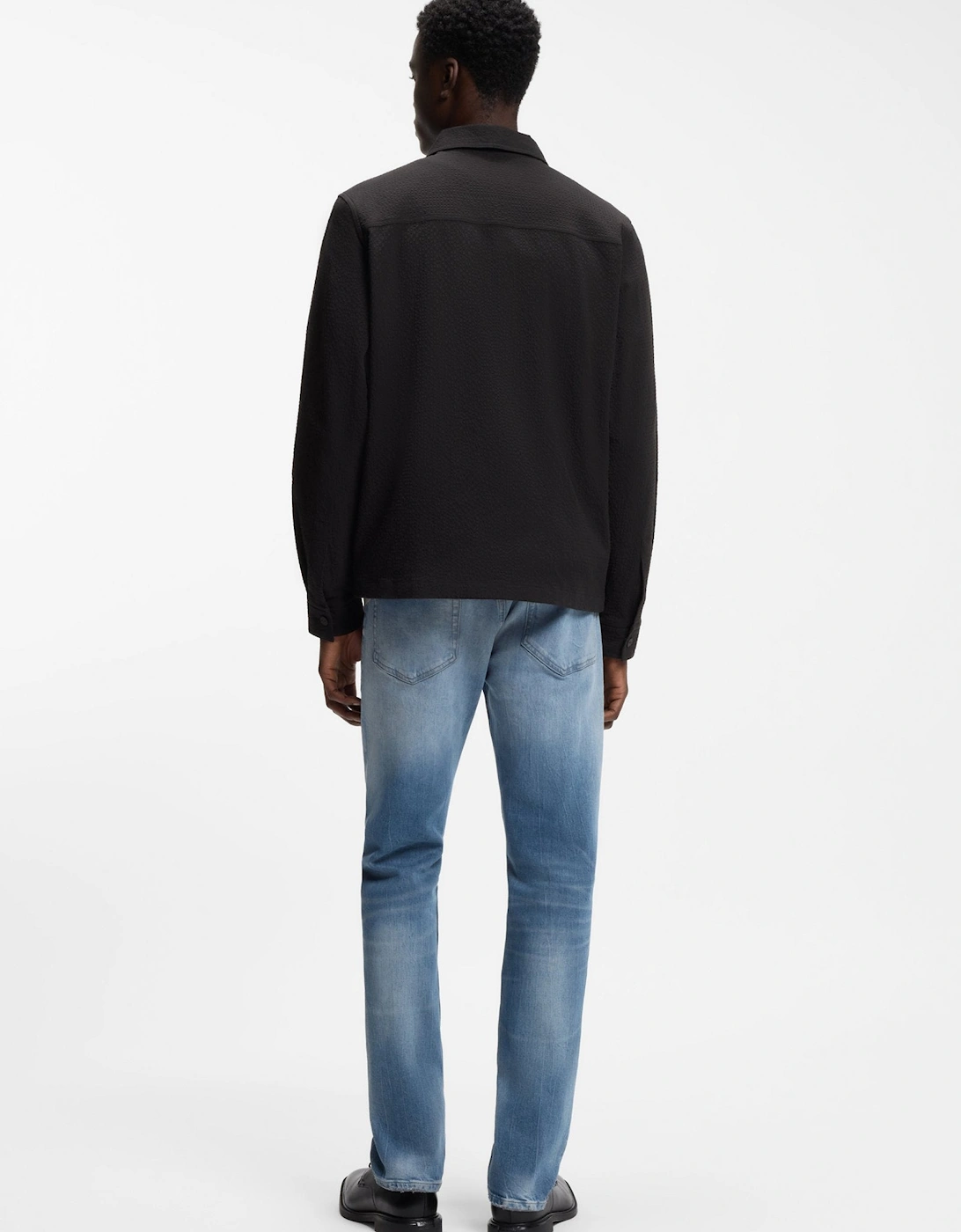 HUGO Eselio Overshirt S1-26 001 Black
