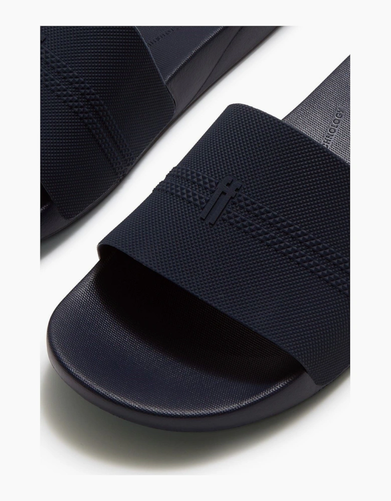 Fitflop iQushion Pool Polyurethane Men's Midnight Navy Slides