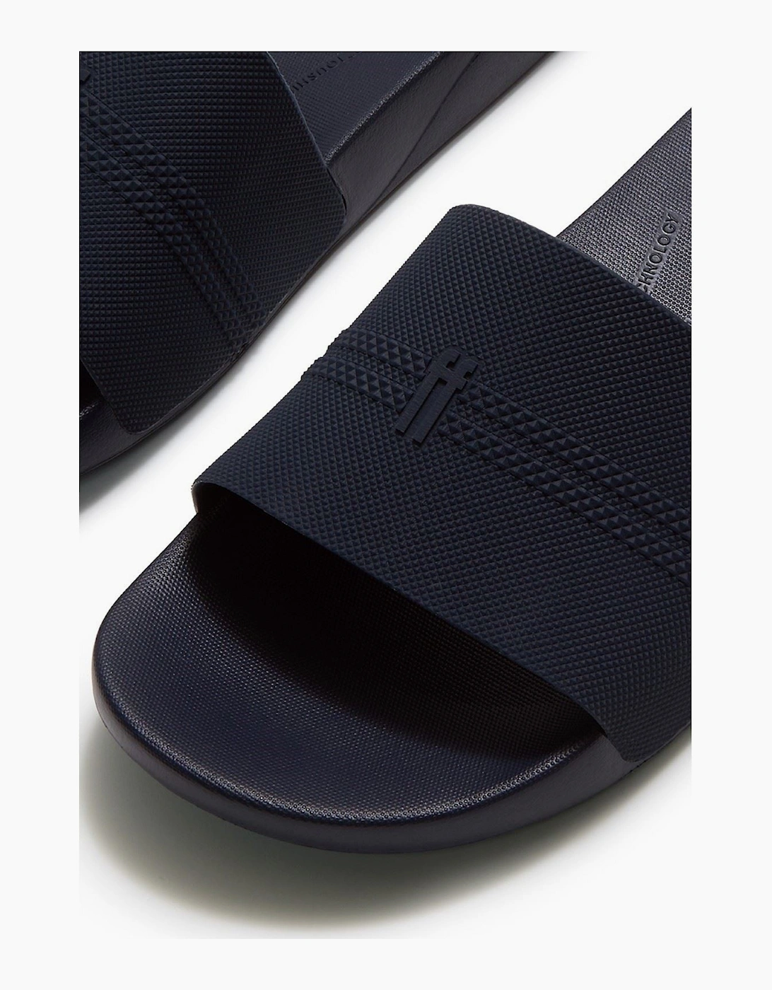 Fitflop iQushion Pool Polyurethane Men's Midnight Navy Slides