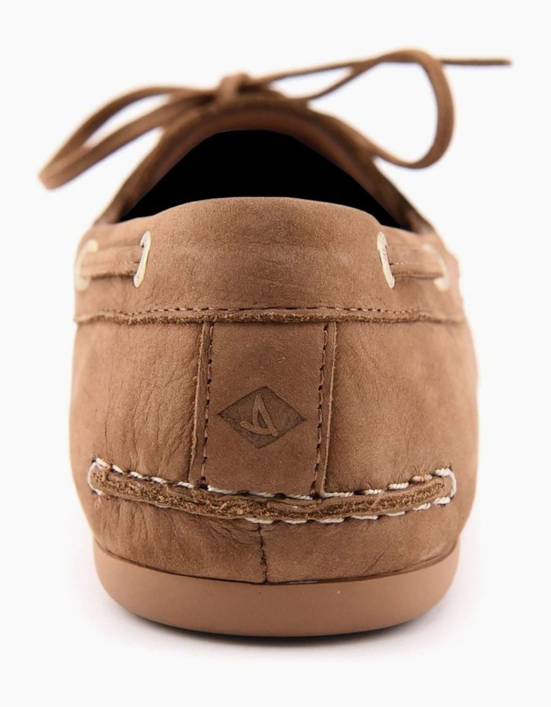Sperry Slim Boat Leather Women's Tan Boat Shoes