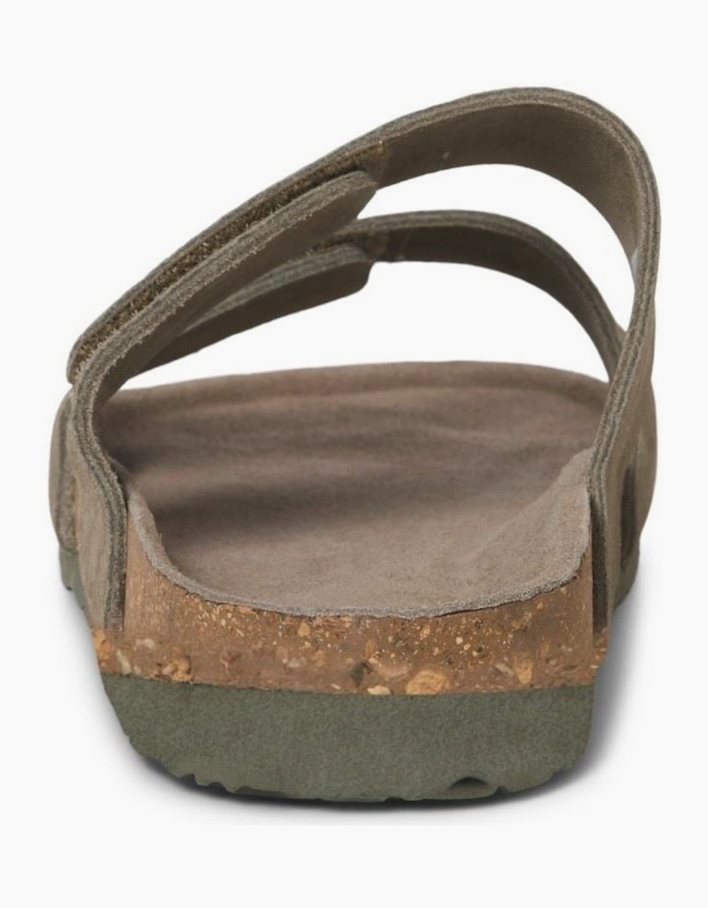 Jack & Jones Malta Suede Men's Martini Olive Sandals