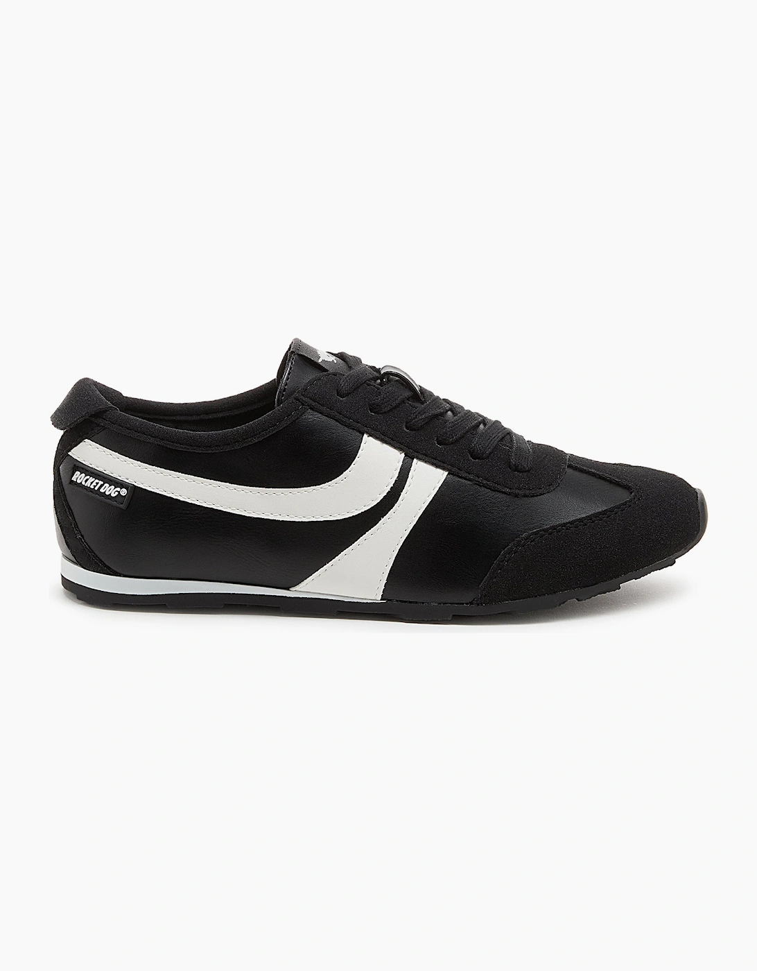 Rocket Dog DESTIN Womens Casual Trainers Off White/Black, 5 of 4