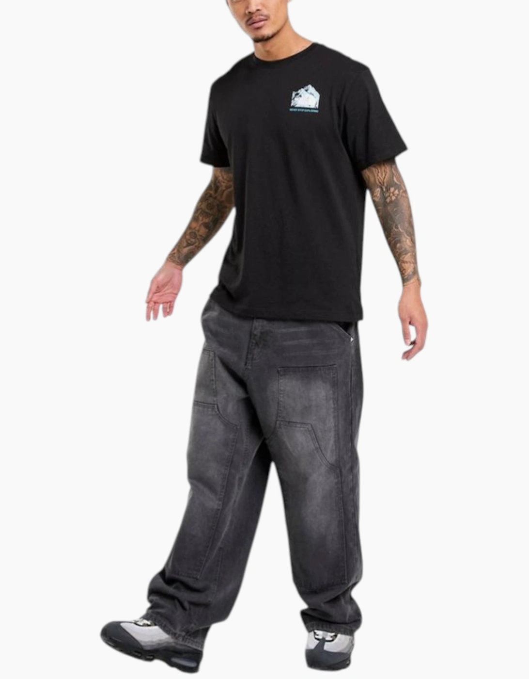 The North Face Mens T Shirts Dark Matter Graphic Tee