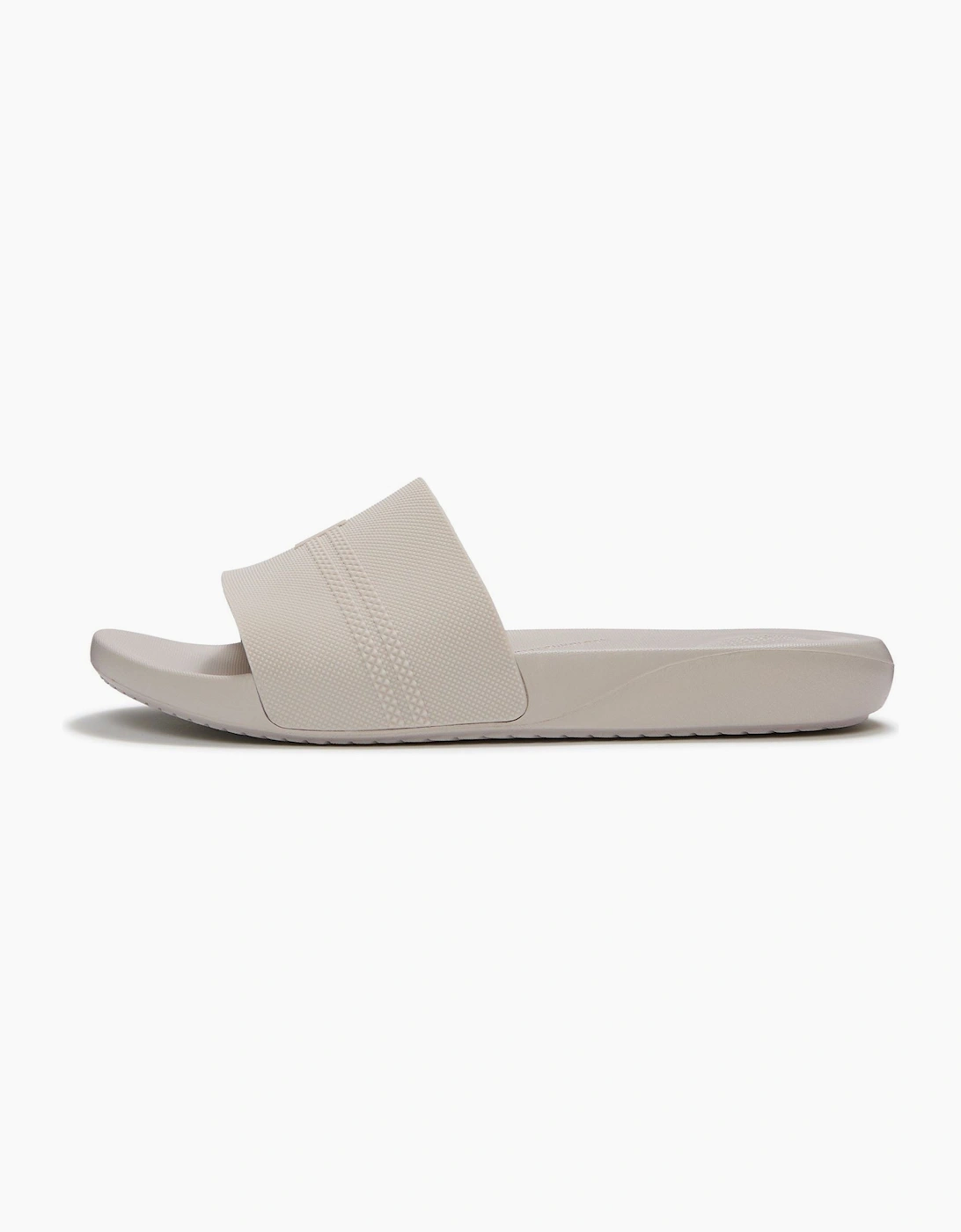 Fitflop iQushion Pool Polyurethane Men's Pale Grey Slides