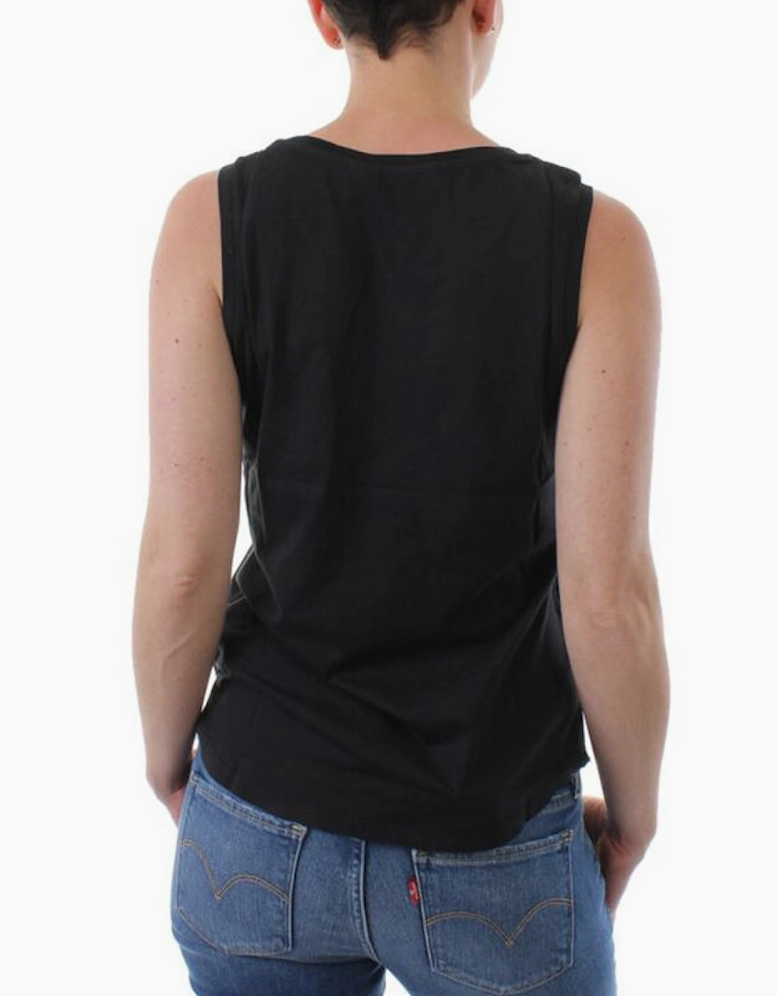 LEVIS Womens Vest Tops Crew Neck Levi Sleeveless Ladies Summer Casual Tank Top S