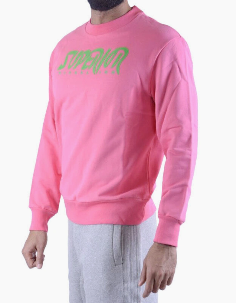 DIESEL S BAY SC FELPA Mens Sweatshirt Crew Neck Sweater Pullover Work Casual Top