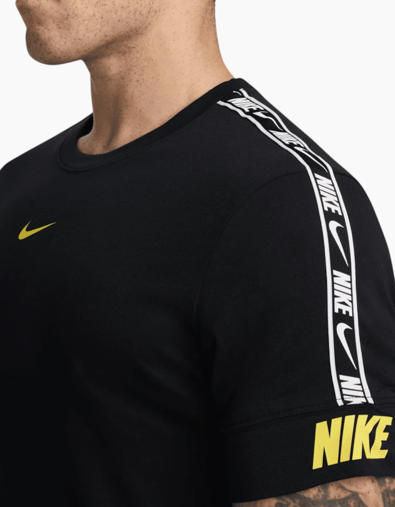 Nike Tracksuit Mens T Shirts Tape Shorts Set NSW Repeat Terry Shorts Cotton Tee
