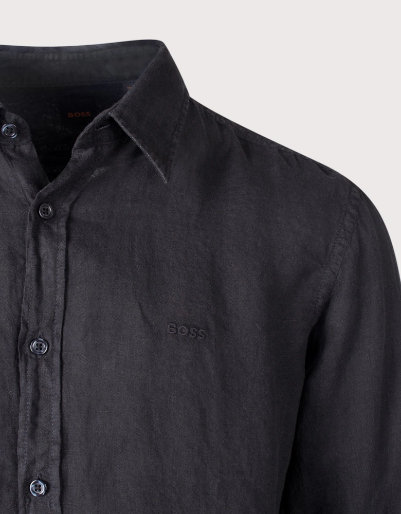 Regular Fit Linen Shirt