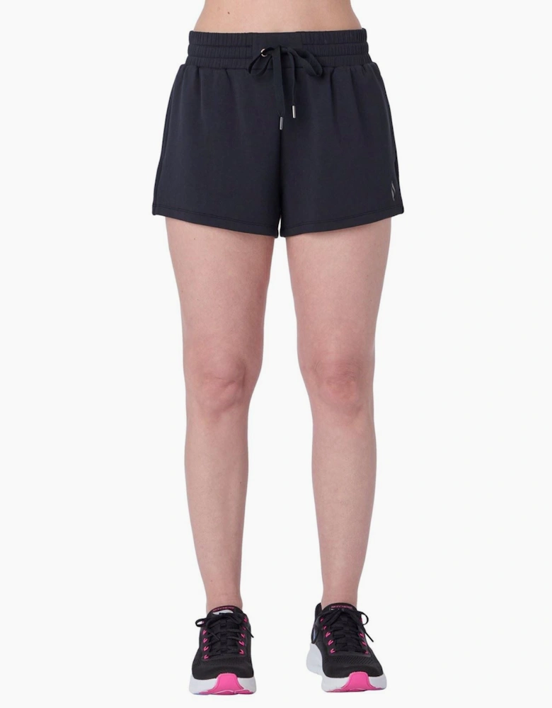 Skechers Skechluxe Elevate 5" Slip-In Women's Black Activewear Shorts