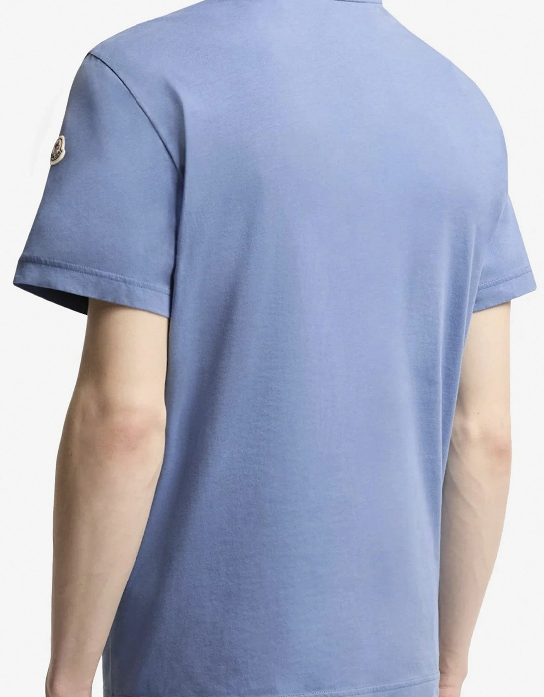 Stripe Logo T Shirt Blue