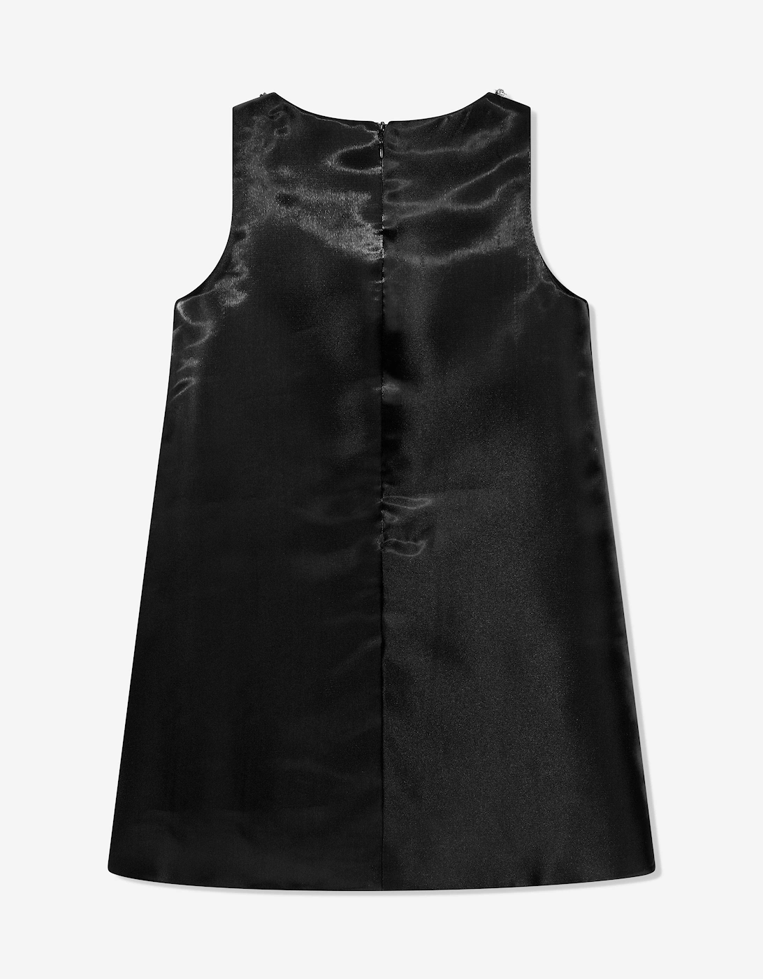 BCBGMAXAZRIA Girls Velvet Bow Shift Dress in Black