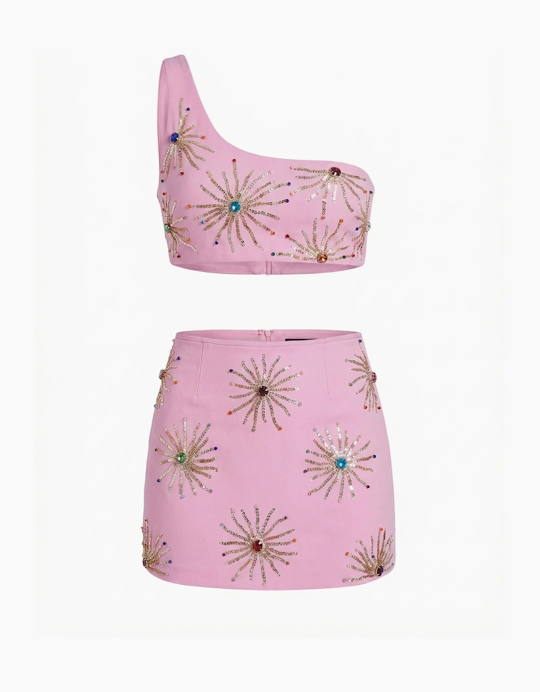 Callie Co-ord Pink Top