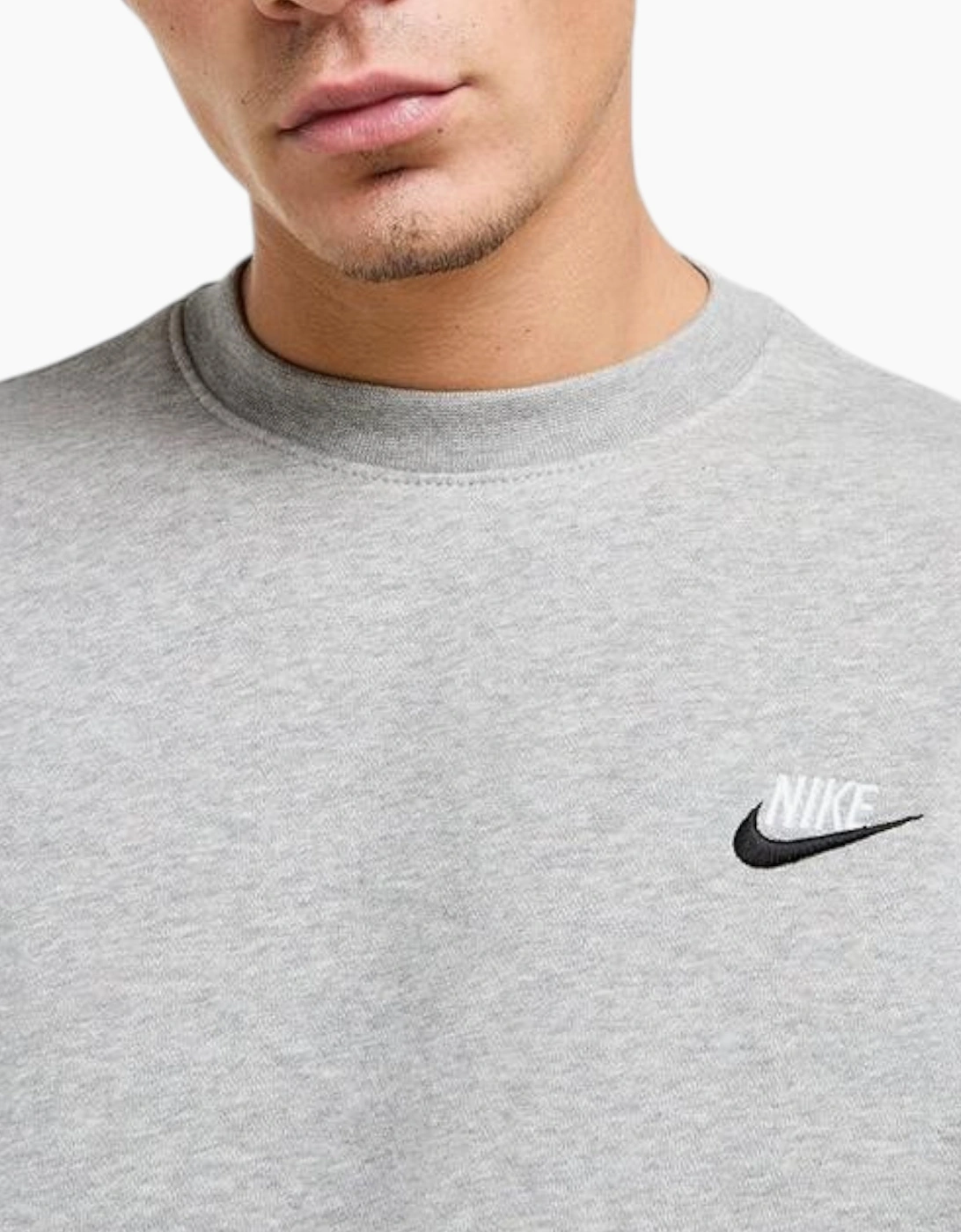 Nike Mens Foundation Tracksuit Crew Neck Sweatshirt Swoosh Joggers