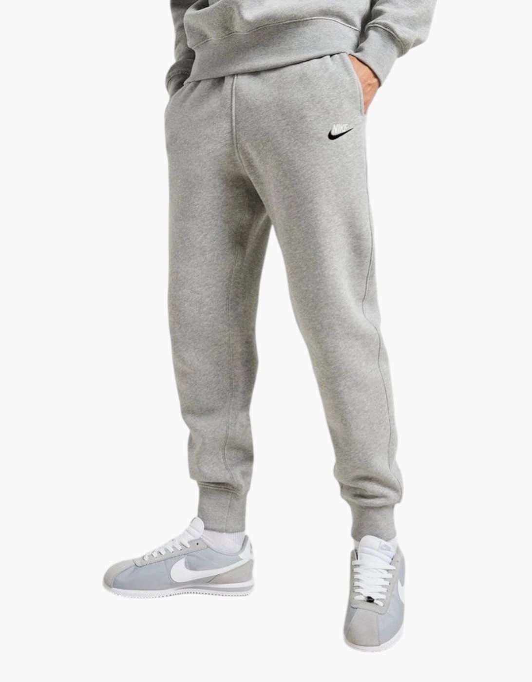 Nike Mens Foundation Tracksuit Crew Neck Sweatshirt Swoosh Joggers