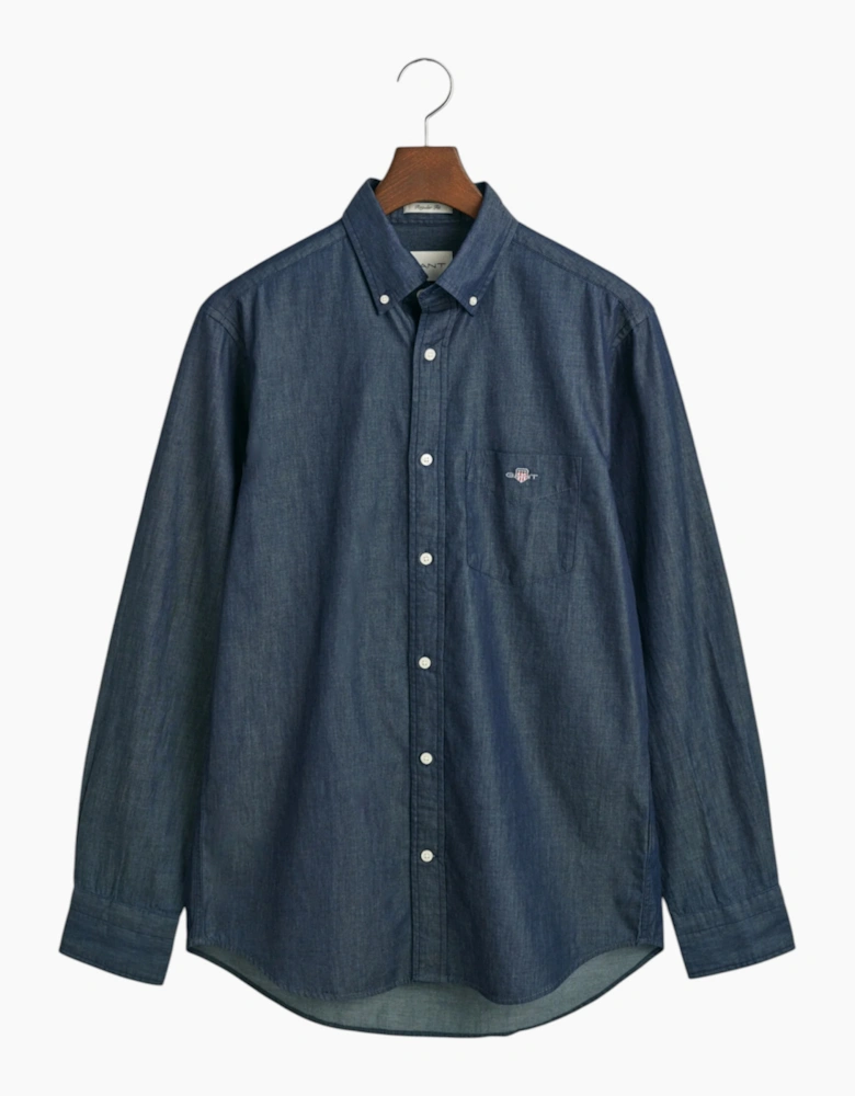 GANT INDIGO Mens Shirts Cotton Top