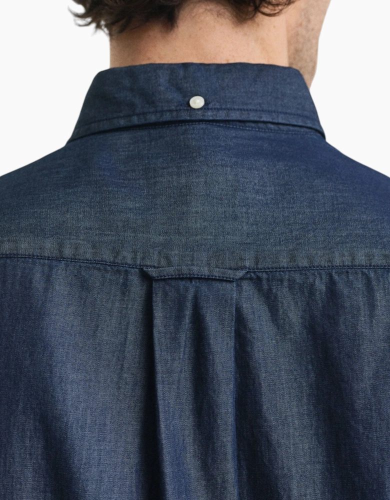 GANT INDIGO Mens Shirts Cotton Top