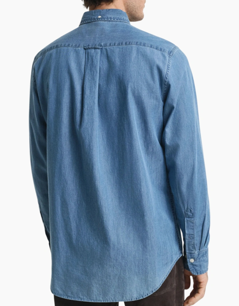 GANT INDIGO Mens Shirts Cotton Top