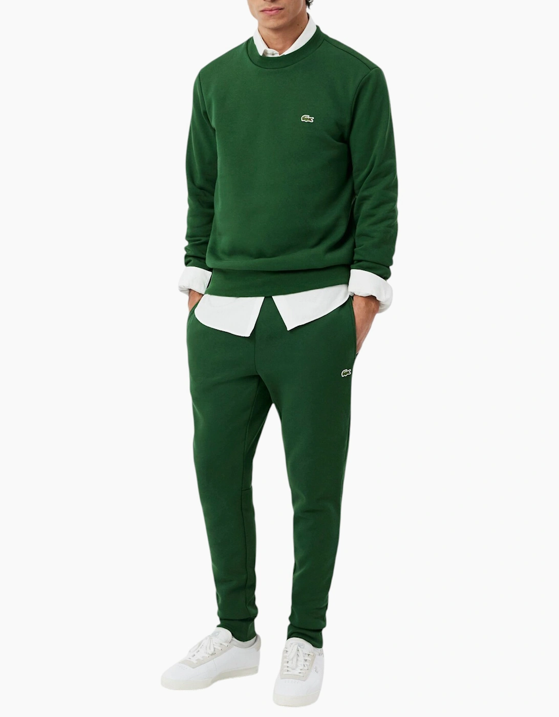 Lacoste Mens Sweatpants Slim Fit Joggers Cuffed