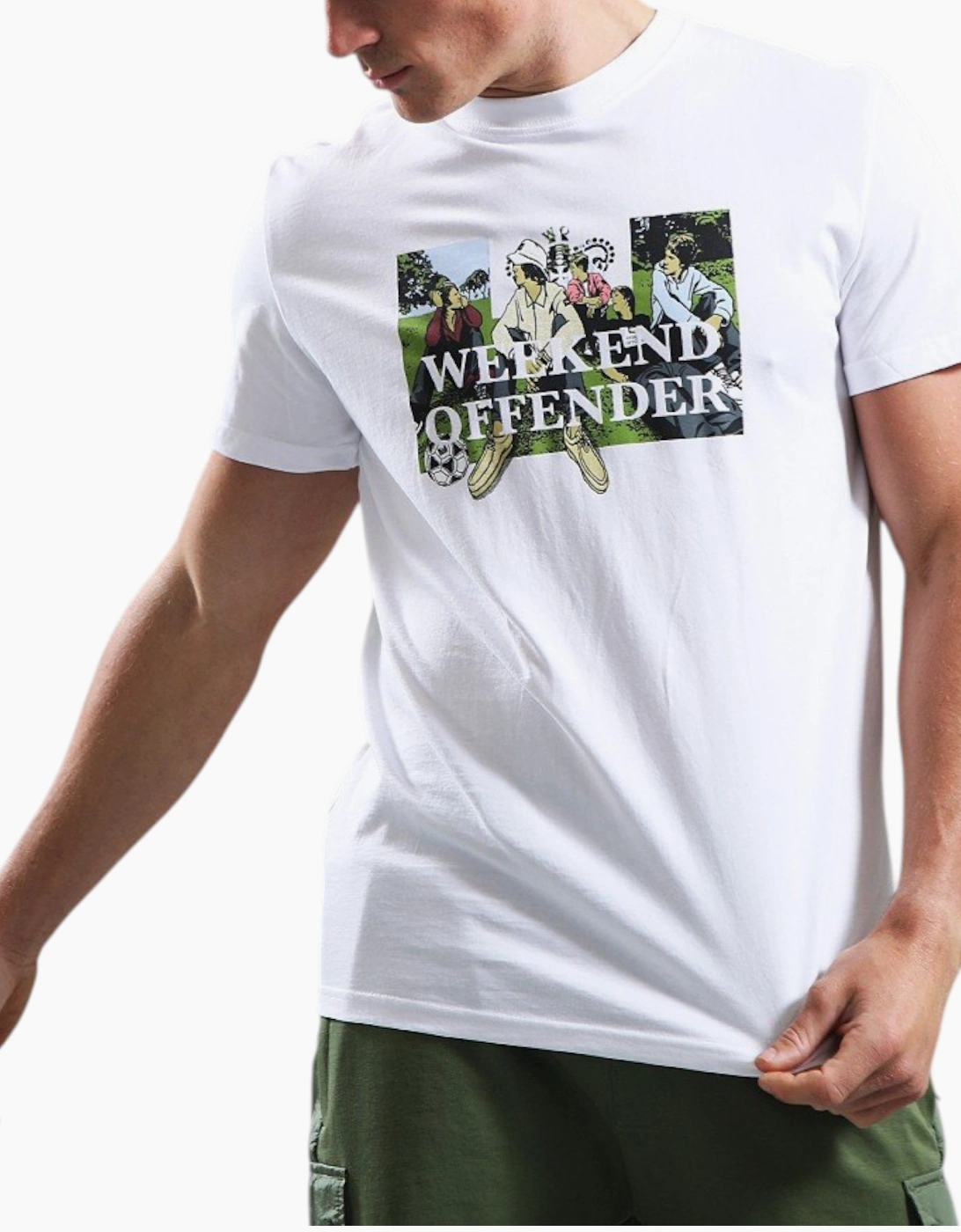 Weekend Offender Mens T Shirt Crew Neck Tee