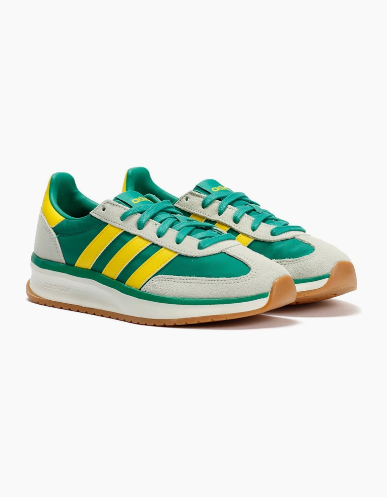 Adidas Run 70s 2.0 Women's Court Green/ Yellow Trainers