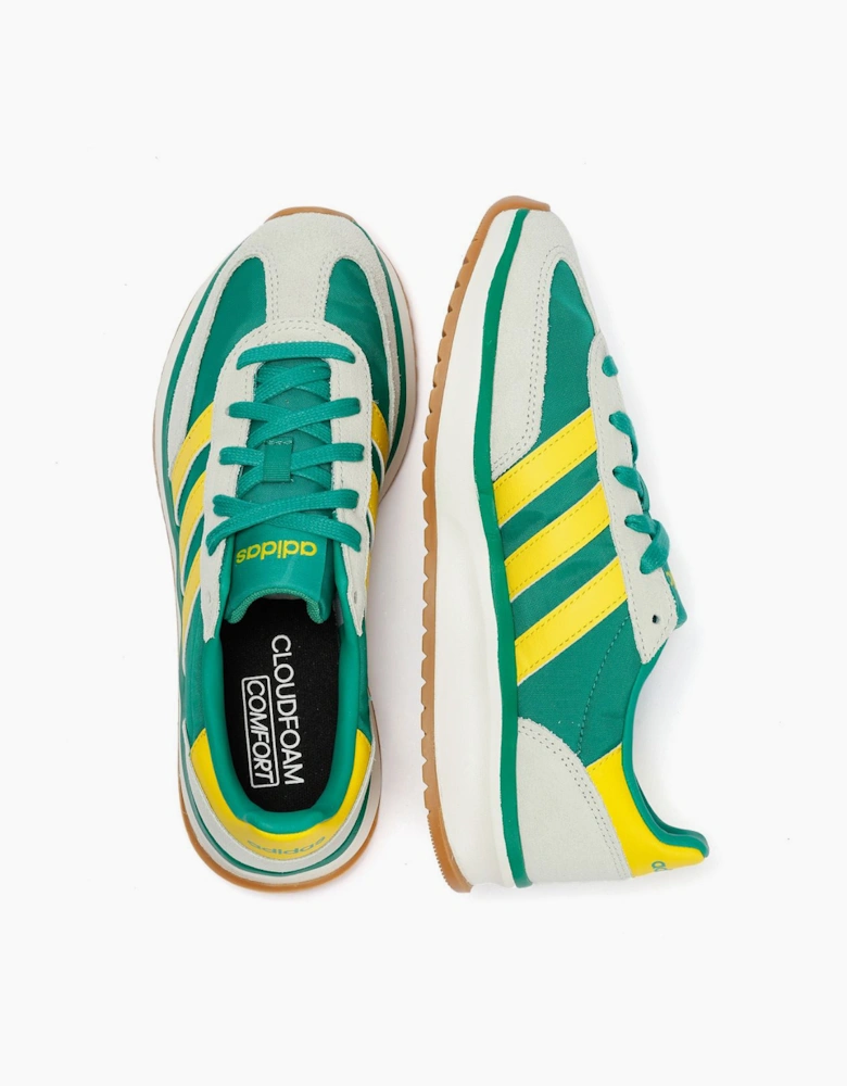 Adidas Run 70s 2.0 Women's Court Green/ Yellow Trainers