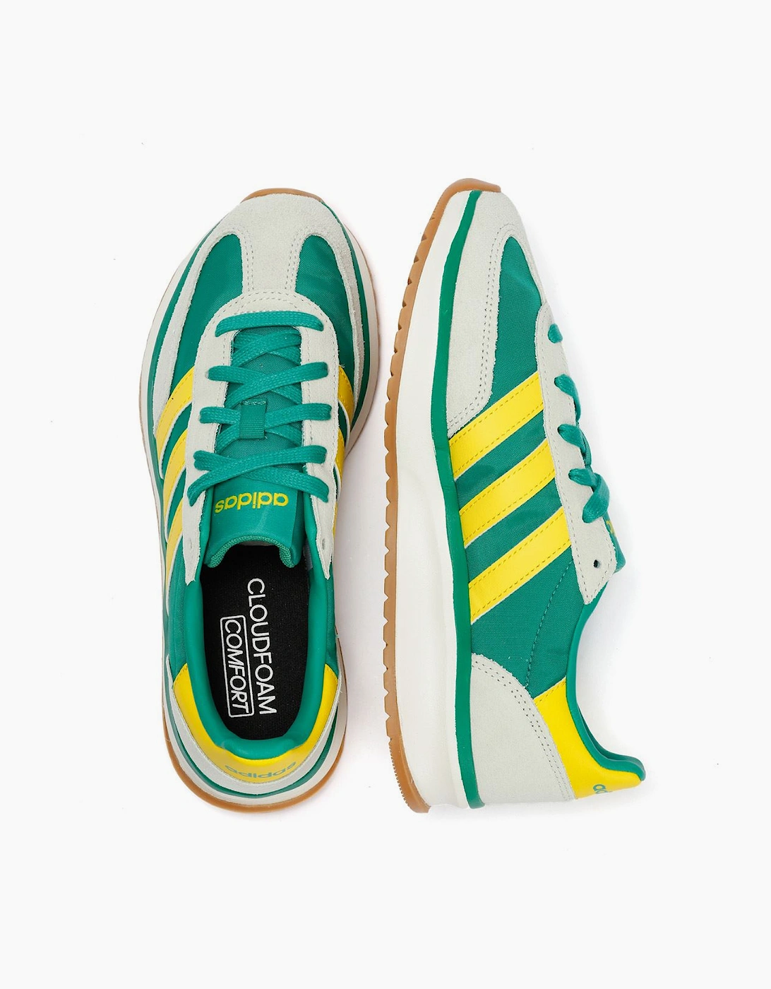 Adidas Run 70s 2.0 Women's Court Green/ Yellow Trainers